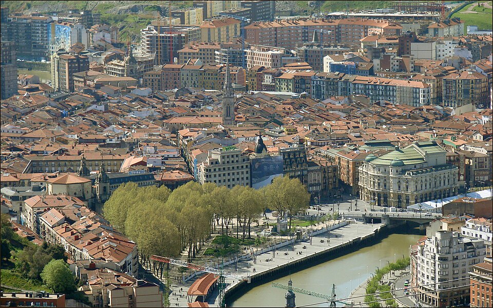 Taxi from Bilbao city centre to the airport